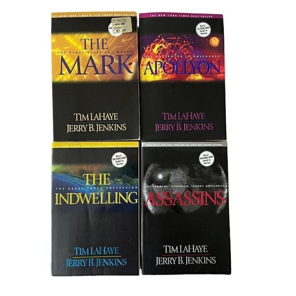 Lot of 4 Left Behind Series Paper Back Books By Jenkins & Lahaye - Picture 1 of 8